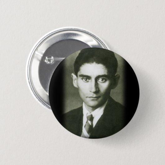 franz kafka ronde button 5,7 cm (Voorkant /achterkant)