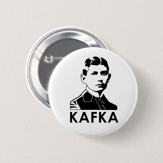 Franz Kafka Ronde Button 5,7 Cm (Voorkant /achterkant)