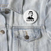 Franz Kafka Ronde Button 5,7 Cm (In situ)