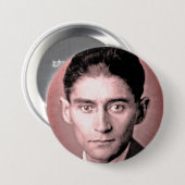 Franz Kafka Ronde Button 7,6 Cm (Voorkant /achterkant)