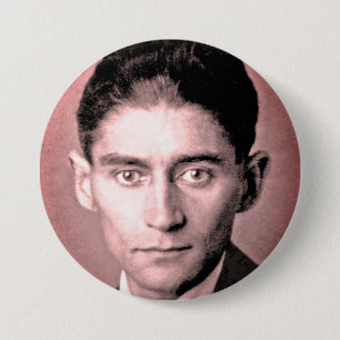 Franz Kafka Ronde Button 7,6 Cm