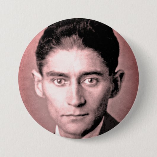 Franz Kafka Ronde Button 7,6 Cm (Voorkant)