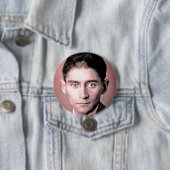 Franz Kafka Ronde Button 7,6 Cm (In situ)