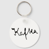 Franz Kafka signatuur Sleutelhanger (Voorkant)