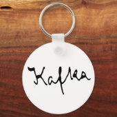 Franz Kafka signatuur Sleutelhanger (Voorkant)