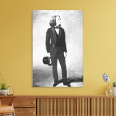 Franz Liszt (1811-86) 1856 (litho) (foto) Canvas Afdruk (Insitu (Woonkamer))