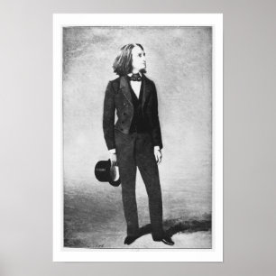 Franz Liszt (1811-86) 1856 (litho) (foto) Poster