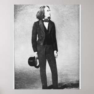 Franz Liszt (1811-86) 1856 (litho) (foto) Poster