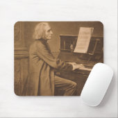 Franz Liszt bij de Piano Muismat (Met muis)