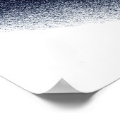 Franz Liszt, blauw Poster (Hoek)