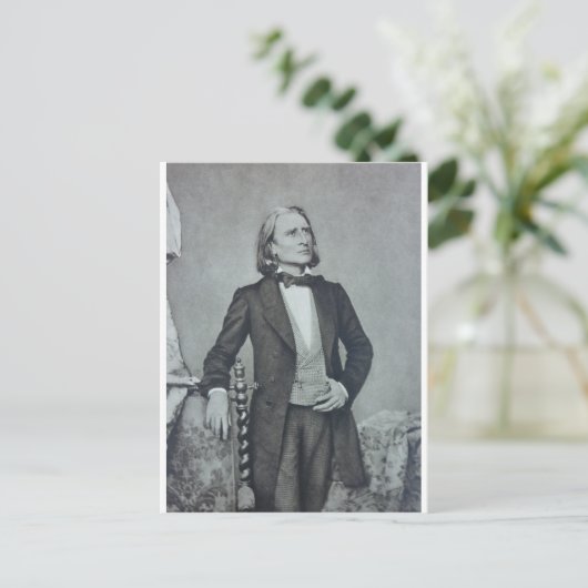 franz liszt briefkaart (Staand voorkant)