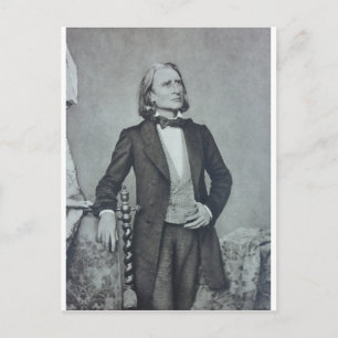 franz liszt briefkaart