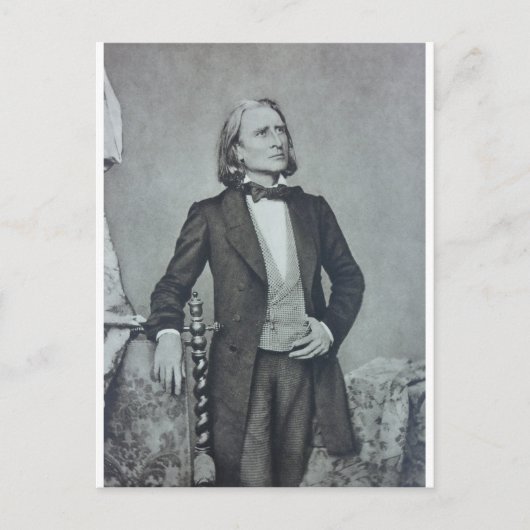 franz liszt briefkaart (Voorkant)