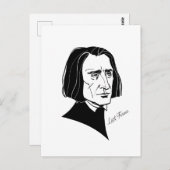 Franz Liszt Briefkaart (Voorkant / Achterkant)