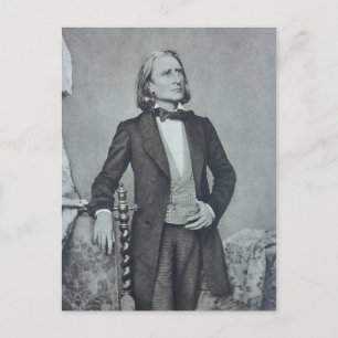 franz liszt briefkaart