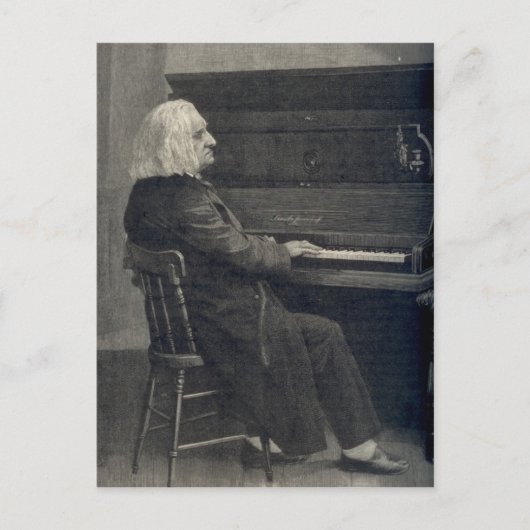 Franz Liszt Briefkaart (Voorkant)