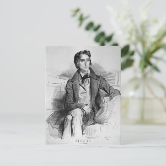 Franz Liszt Briefkaart (Staand voorkant)