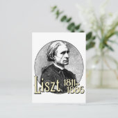 Franz Liszt Briefkaart (Staand voorkant)