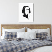 Franz Liszt Canvas Afdruk (Insitu (Slaapkamer))