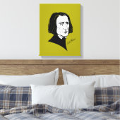 Franz Liszt Canvas Afdruk (Insitu (Slaapkamer))