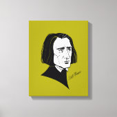 Franz Liszt Canvas Afdruk (Voorkant)