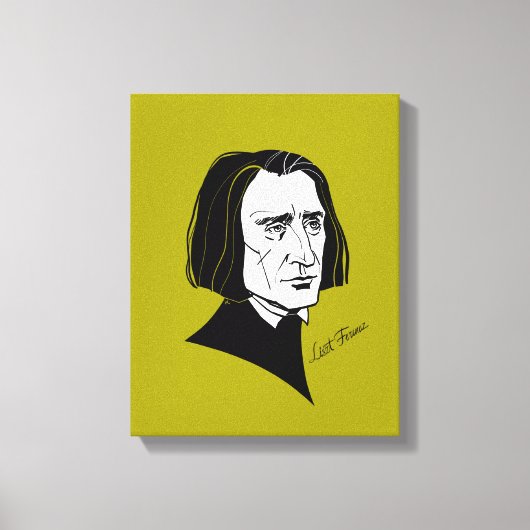 Franz Liszt Canvas Afdruk (Voorkant)