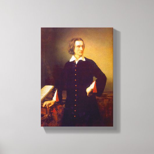 Franz Liszt door M. Barabas Ingewikkeld Canvas Pri (Voorkant)