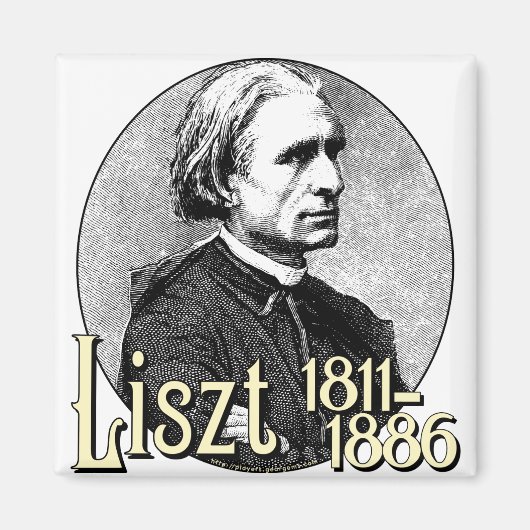 Franz Liszt Magneet (Voorkant)