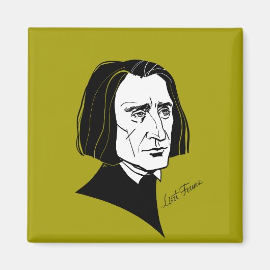 Franz Liszt Magneet (Voorkant)