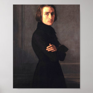Franz Liszt Portrait Poster