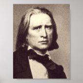 Franz Liszt Poster (Voorkant)