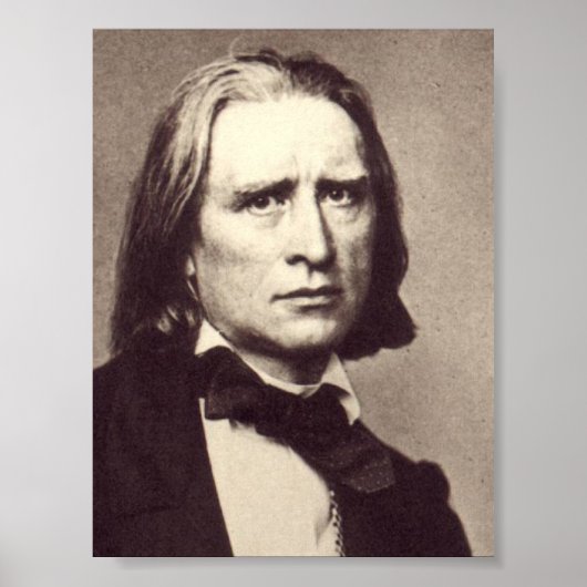Franz Liszt Poster (Voorkant)