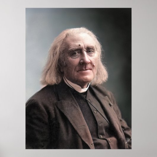 Franz Liszt Poster (Voorkant)