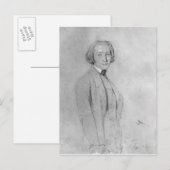 Franz Liszt Rome, 29 mei 1839 Briefkaart (Voorkant / Achterkant)