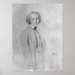 Franz Liszt Rome, 29 mei 1839 Poster