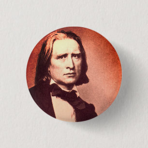 Franz Liszt Ronde Button 3,2 Cm