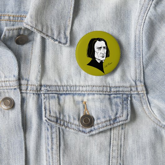 Franz Liszt Ronde Button 5,7 Cm (In situ)