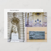 Franz Liszt Sculptures Collage Briefkaart (Voorkant / Achterkant)