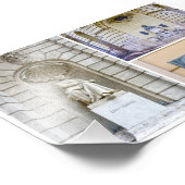 Franz Liszt Sculptures Collage Foto Afdruk (Hoek)