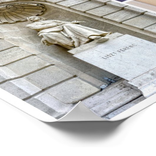 Franz Liszt Sculptures Collage Poster (Hoek)