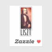 Franz Liszt Sticker (Vel)