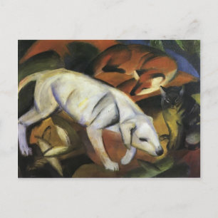 Franz Marc- A Dog Briefkaart