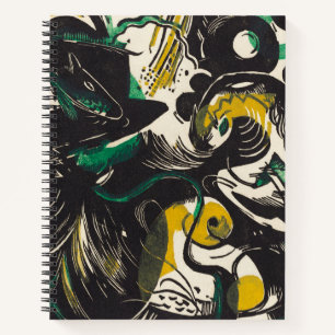 Franz Marc Abstract Genesis II Expressionisme Kuns Notitieboek
