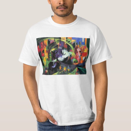 Franz Marc - Abstract met vee T-shirt (Voorkant)