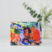 Franz Marc - Abstracte formulieren II Briefkaart (Staand voorkant)