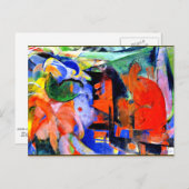 Franz Marc - Abstracte formulieren II Briefkaart (Voorkant / Achterkant)
