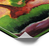 Franz Marc abstracte kunst, Wezels Spelen Poster (Hoek)
