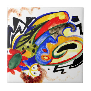 Franz Marc - Abstracte patroon 1 Tegeltje