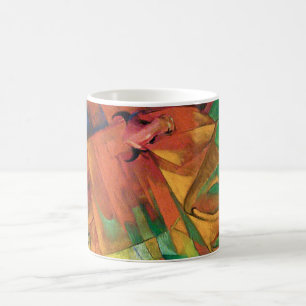 Franz Marc Animals in een Abstract landschap Koffiemok