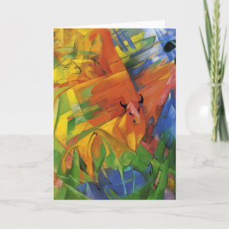 Franz Marc- Animals in een Landschap Kaart